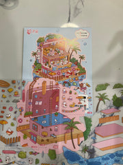 129. La Fête A La Plage - Géant Créations Sortilege