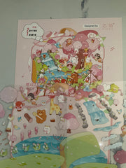 156. Monde Féerique Avec Animaux Divers - Géant Créations Sortilege