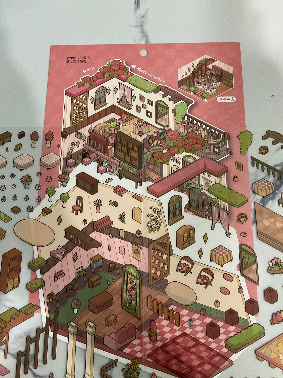 158. Maison Des Rose - Géant Créations Sortilege