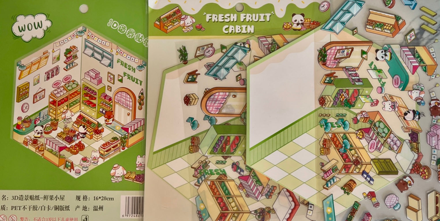 205. Marché Fruits Frais - XL Créations Sortilege