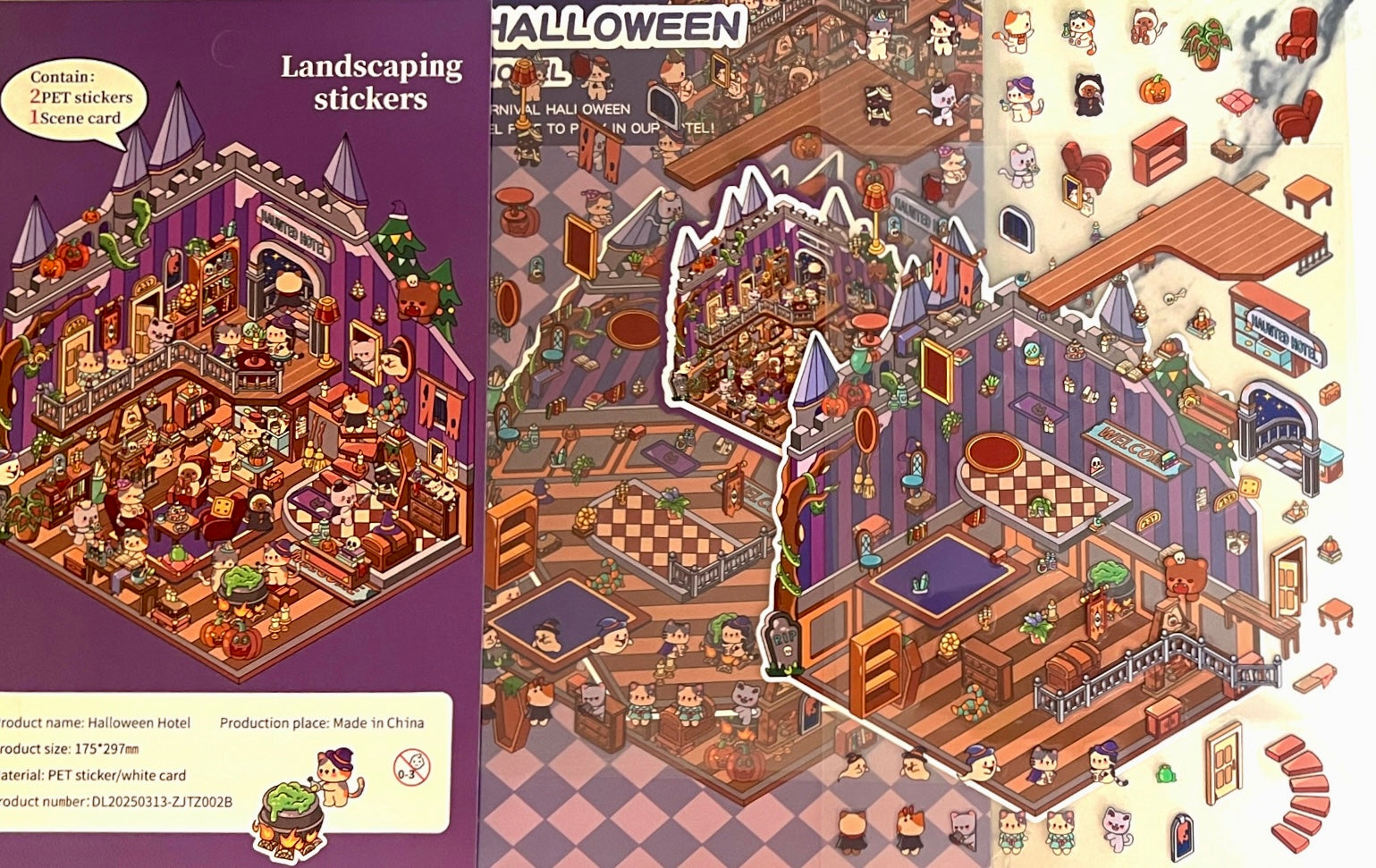 211. Hôtel Halloween - Géant Créations Sortilege