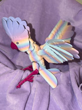 Cacatoès Taquin - Grand - Rainbow Pastel Créations Sortilege