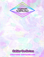 Cahier De Notes / Agenda Personnalisé - Précommande Créations Sortilege