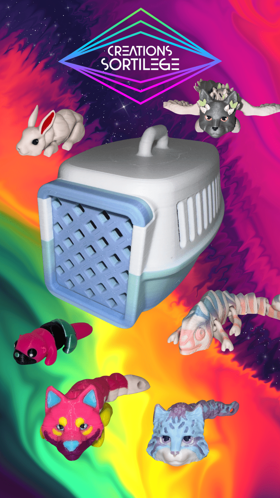 Caisse Animal Mystère - Moyen Créations Sortilege