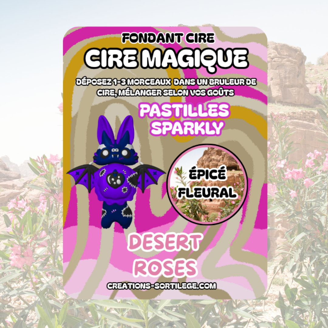 Cire Magique - Desert Roses Créations Sortilege