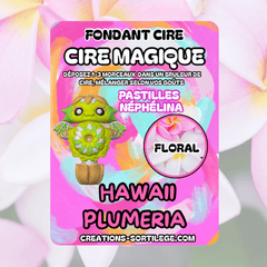 Cire Magique Étoile - Hawaii Plumeria - Précommande Créations Sortilege