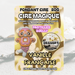Cire Magique Étoile - Vanille Française - Précommande Créations Sortilege