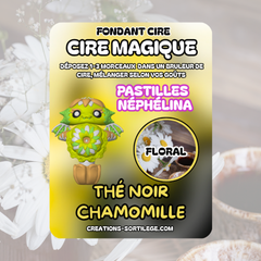 Cire Magique - Camomille Noir Créations Sortilege