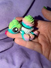 Clickers tortue cupcake Turquoise Arc En Ciel Créations Sortilege
