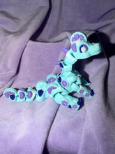 Dinosaure Tranche D’orange - Moyen - Bleu & Lilas Créations Sortilege