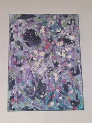 Douceur Envahie - Toile Acrylique Art Abstrait Créations Sortilege