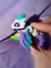 Dragon Os Blanc Mauve Noir Créations Sortilege