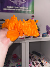 Dragon Papillon Joyeux - Méga - Orange Transparent Créations Sortilege