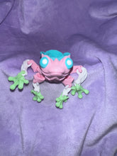 Grenouille Roses - Petit - Turquoise & Sakura Créations Sortilege