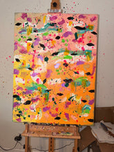 Happy - Œuvre Originale - Toile Acrylique Abstraite 30X40" - Précommande Créations Sortilege