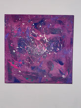 Douce Folie - Toile Acrylique Art Abstrait 12x12” Créations Sortilege