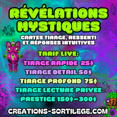 Révélations Mystiques - Cartes tirage, ressenti et réponses Intuitives