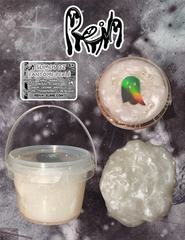 Slime Fantôme Perlé - Licorne Limoncello - Perle Métallique - Reiva