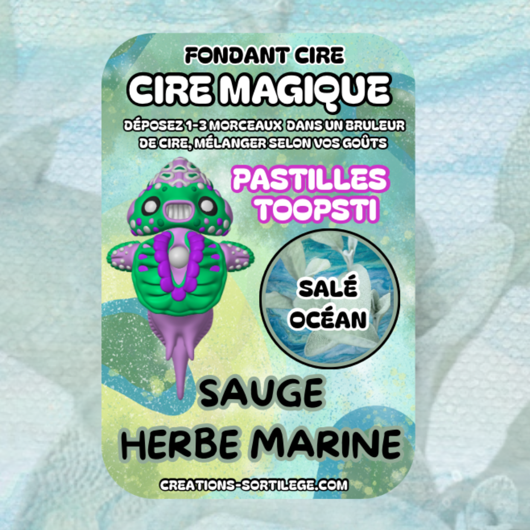 Cire Magique - Sauge Herbe Marine Créations Sortilege