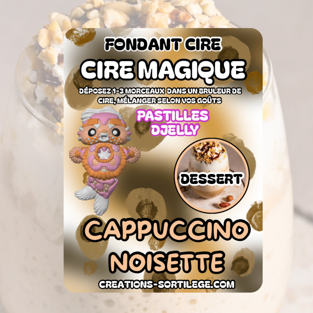 Cire Magique Étoile - Cappuccino Noisette - Précommande Créations Sortilege