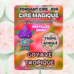 Cire Magique Étoile - Goyave Tropique - Précommande Créations Sortilege