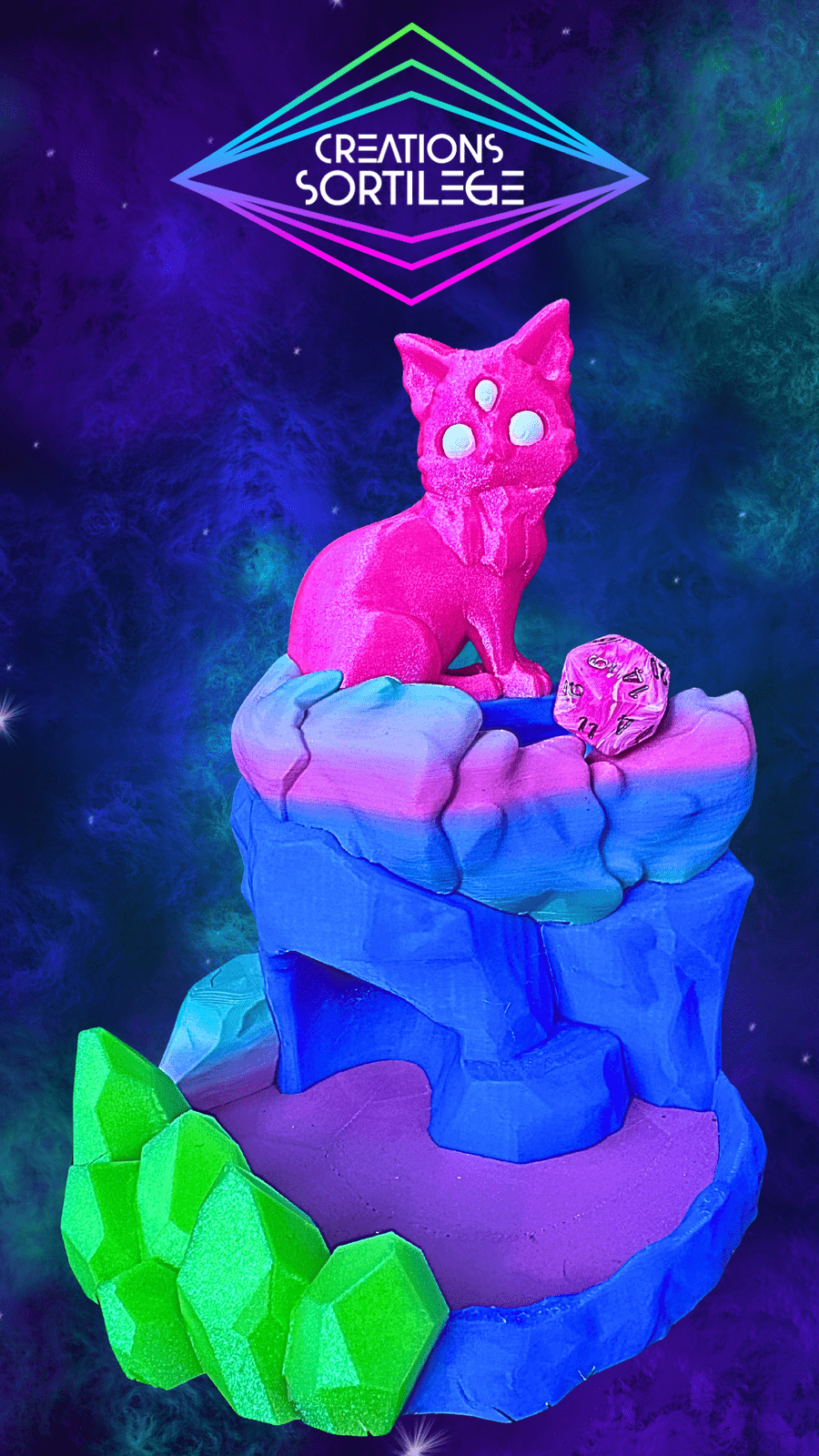 La Tour Du Chat Des 10 Rêvélia Mystères - Dés Enchantés Créations Sortilege