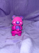 Ourson Fraise - Petit - Gris Passion Créations Sortilege