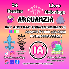 Saga Art Abstrait - 1 - Arquanzia + Cours Couleurs Créations Sortilege