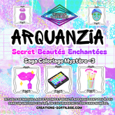 Saga Coloriage Mystère – 3 - Secret Beautées Enchantés Créations Sortilege