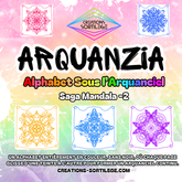 Saga Mandala - 2 - Alphabet Sous l’Arquanciel - Précommande Créations Sortilege