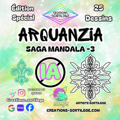 Saga Mandala - 3 - L’Écho des Fleurs Secrètes - Livre Coloriage Créations Sortilege