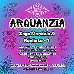 Saga Mandala & Réaliste - 1 - Arquanzia Créations Sortilege