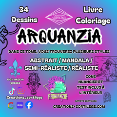 Saga Mandala & Réaliste - 1 - Arquanzia Créations Sortilege