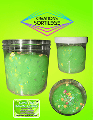 Slime Pomme Acidulée - Pomme Verte Créations Sortilege