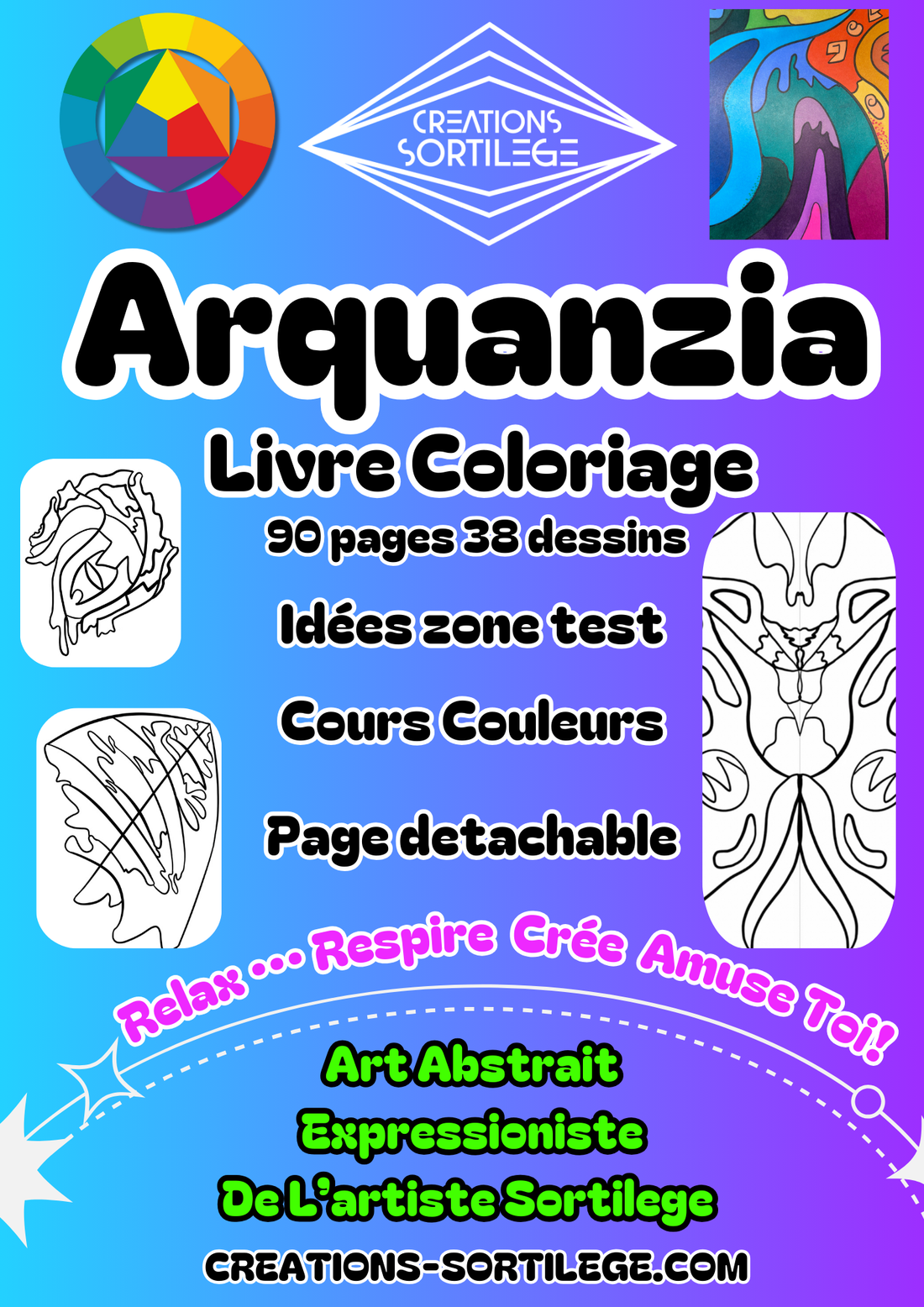 Arquanzia Livre Coloriage