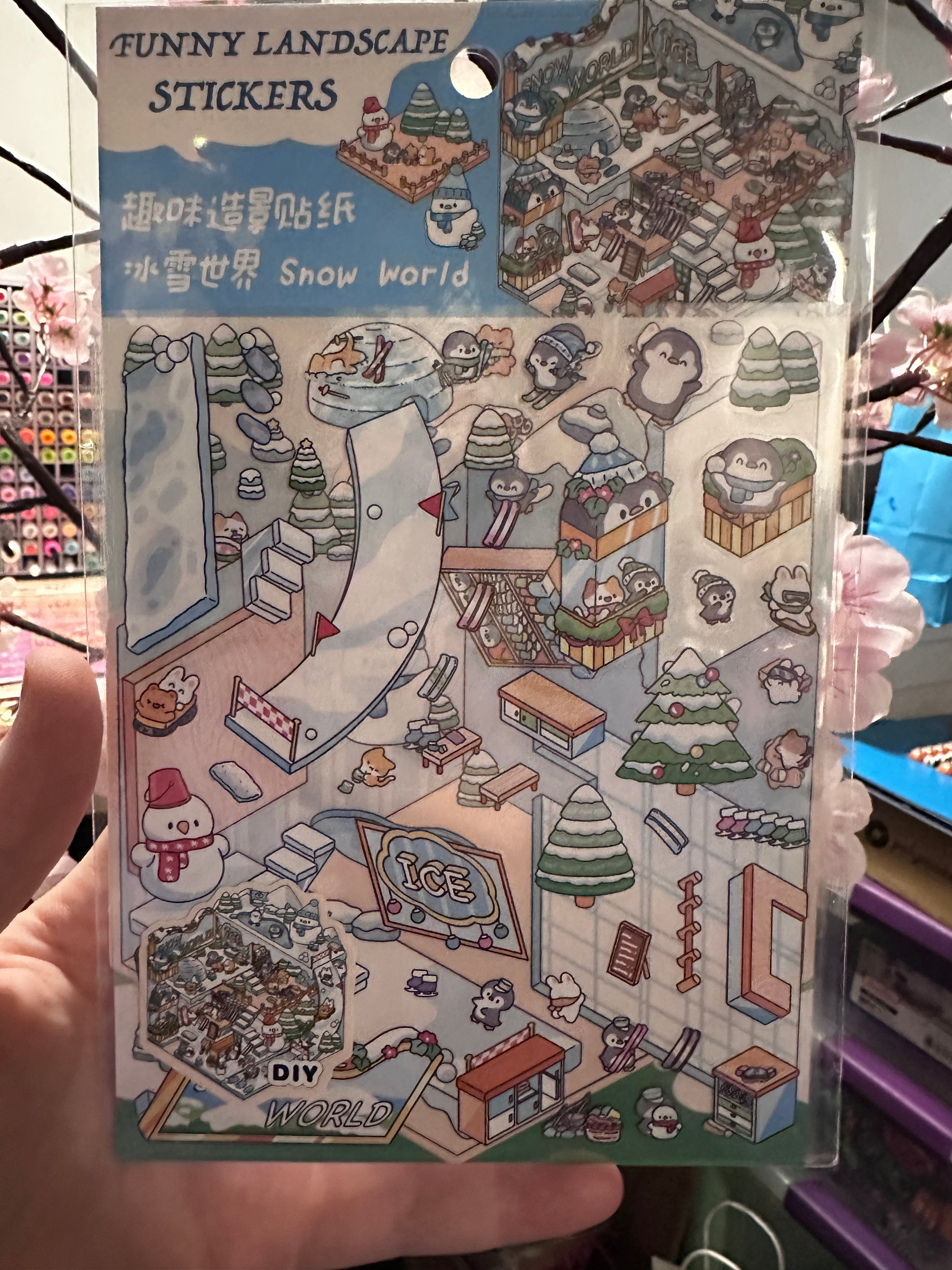 240. Scène Rêvélia - Standard - La Vallée De La Neige Enflammée Créations Sortilege