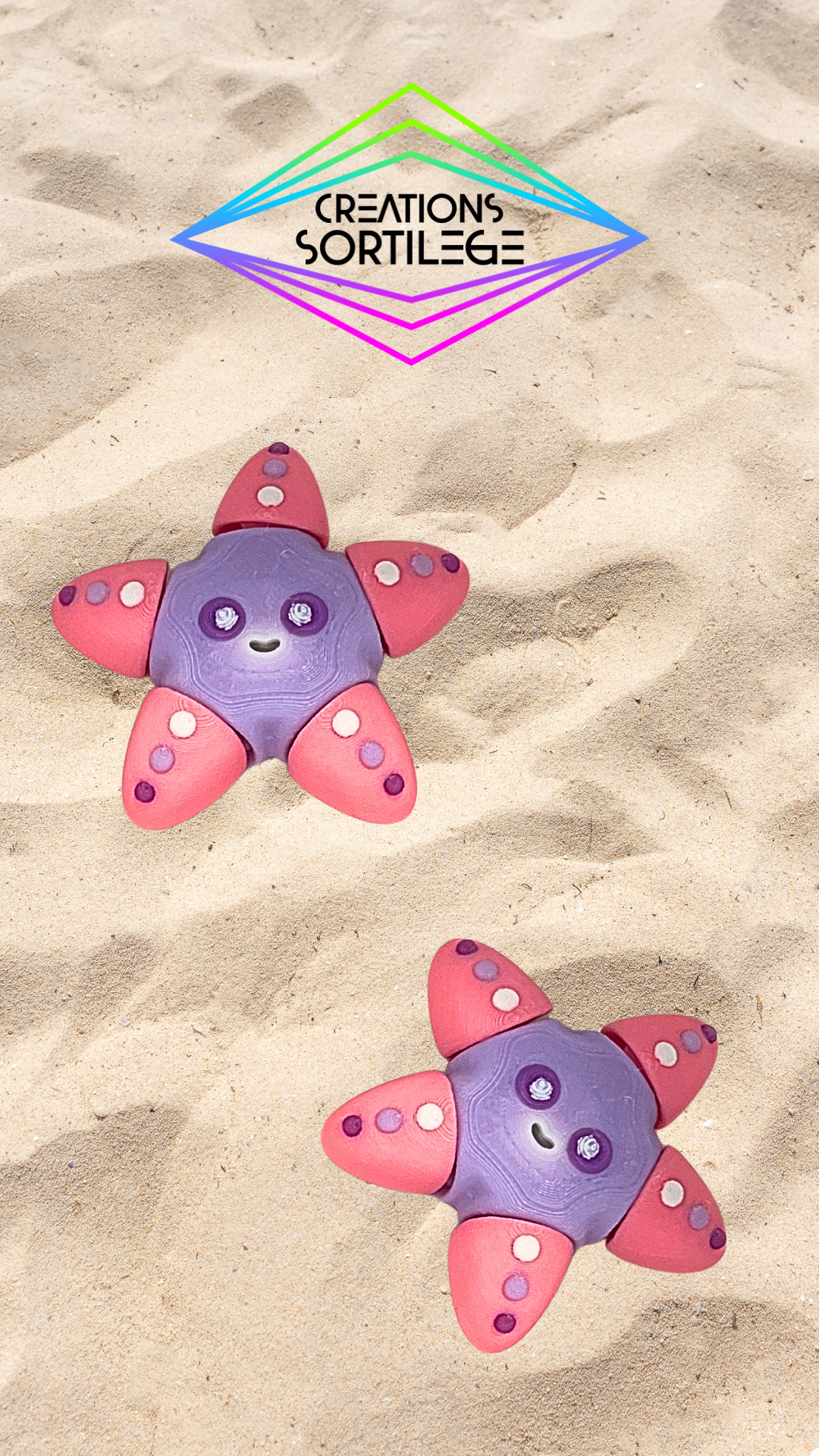 Étoile De Mer Gourmande - Moyen - Bubblegum Créations Sortilege