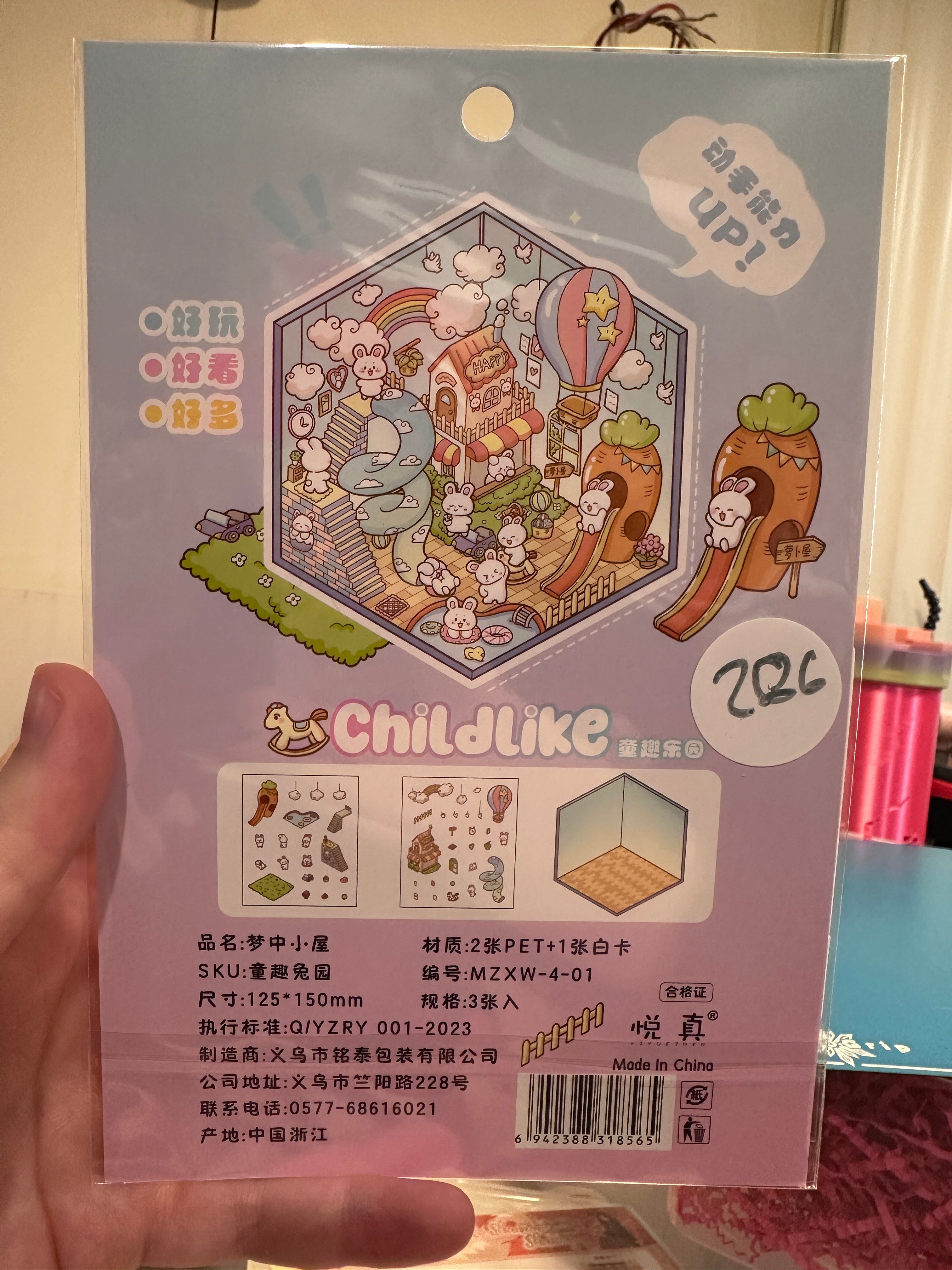 286. Scène Rêvélia - Standard - Arcade Happy Bunny Magique Créations Sortilege