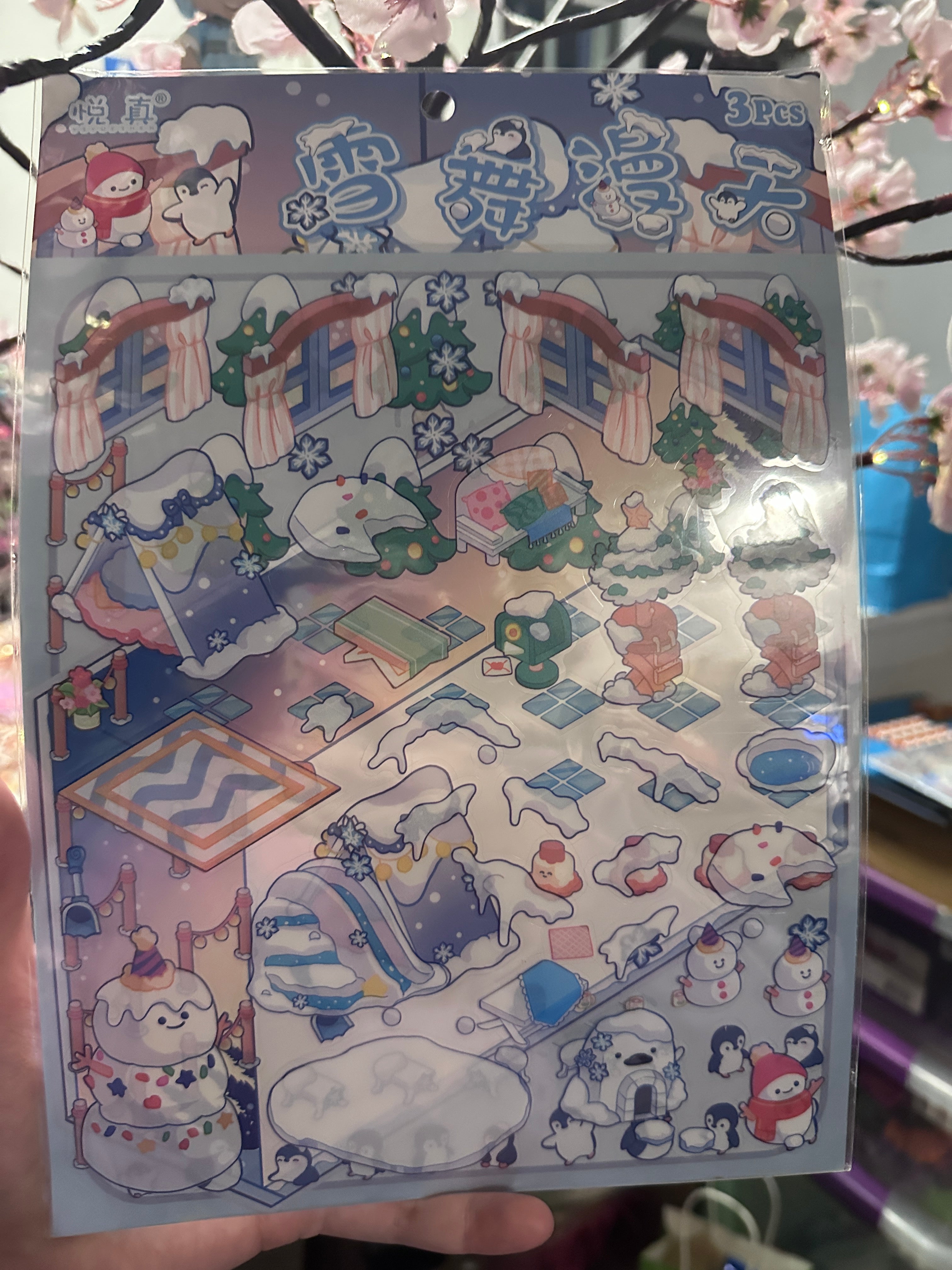 247. Scène Rêvélia - Géante - Maison De Rêve Sur La Banquise Créations Sortilege