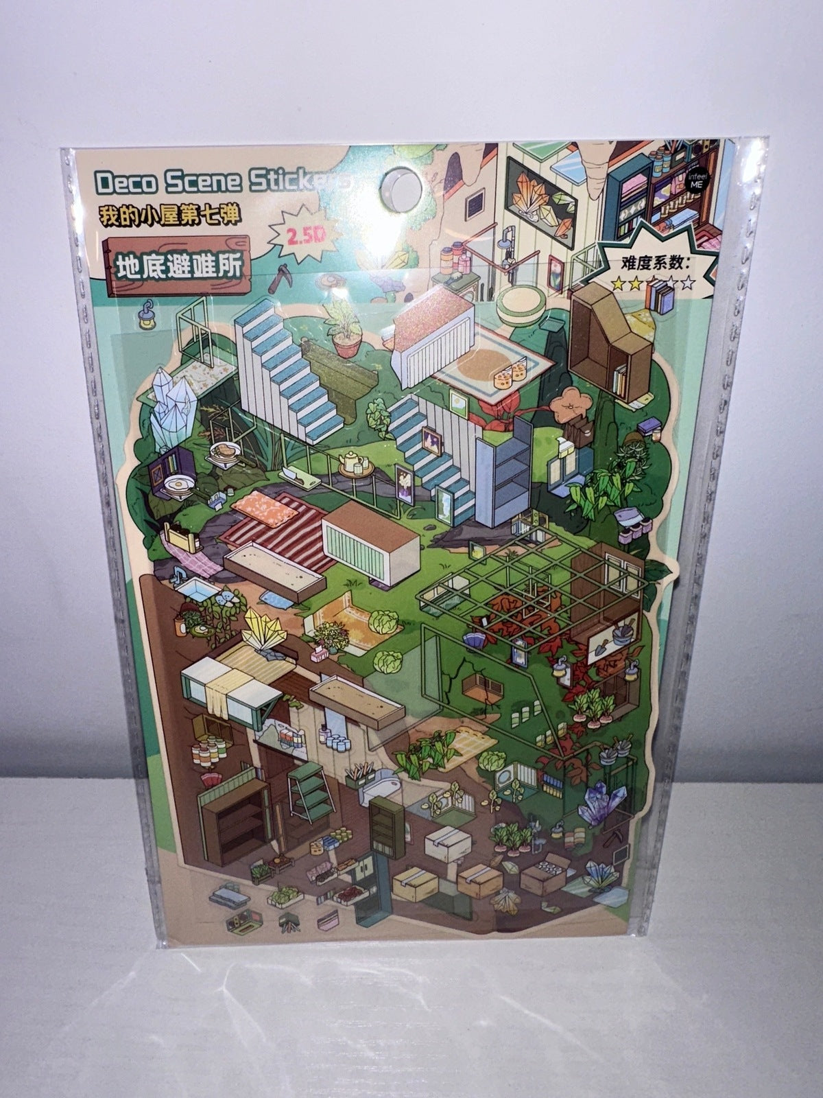 318. Scène Rêvélia - XL- Avec Porte - Maison Sous Le Gazon & Les Crystals Créations Sortilege