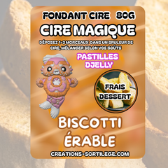 Cire Magique Étoile - Biscotti Érable - Précommande