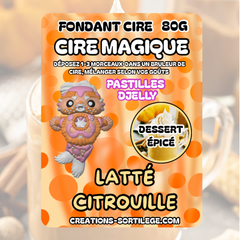 Cire Magique Étoile - Latté Citrouille - Précommande
