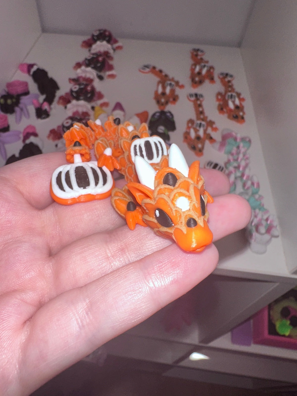 Bébé Dragon Biscuit Citrouilles - Petit - Rêve D’Automne Créations Sortilege