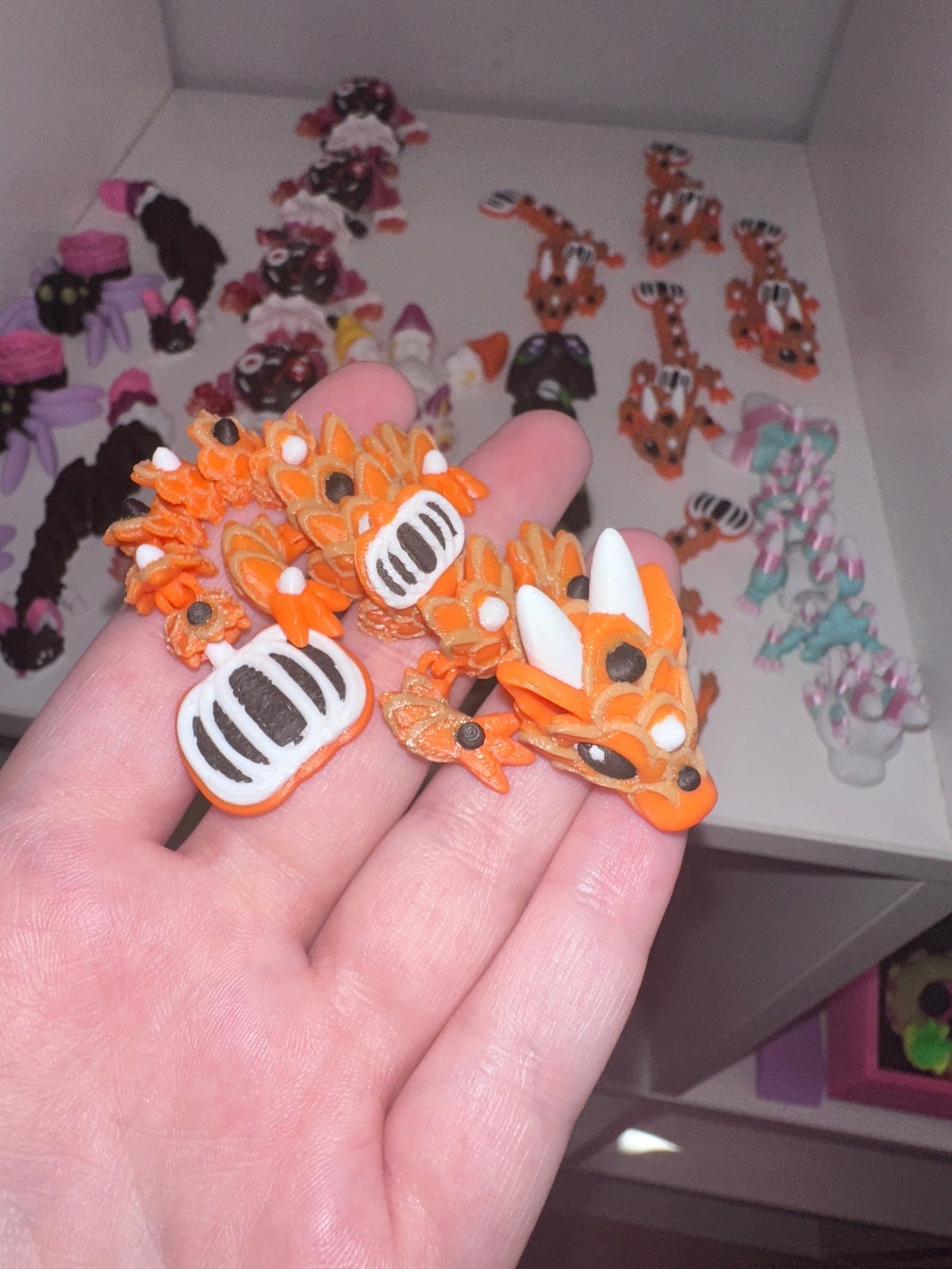 Bébé Dragon Biscuit Citrouilles - Petit - Rêve D’Automne Créations Sortilege