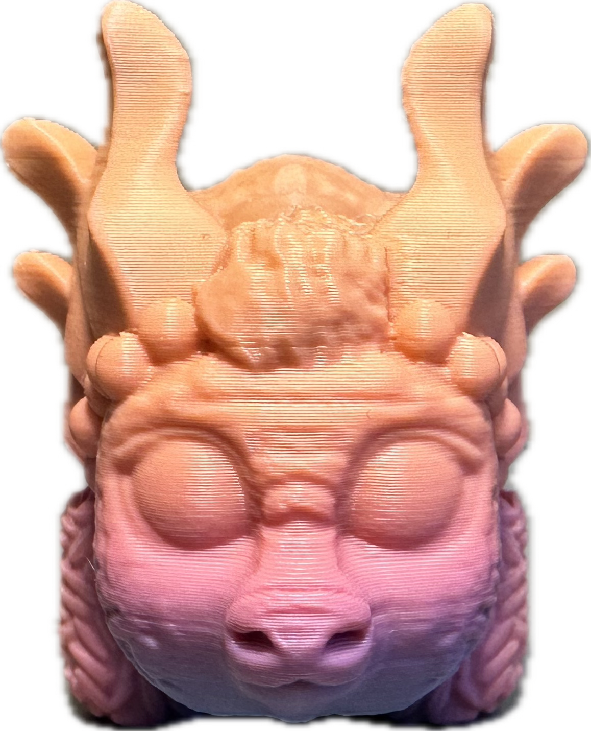 Bébé Dragon Flamboyant Huo 3D - Coucher De Soleil Créations Sortilege