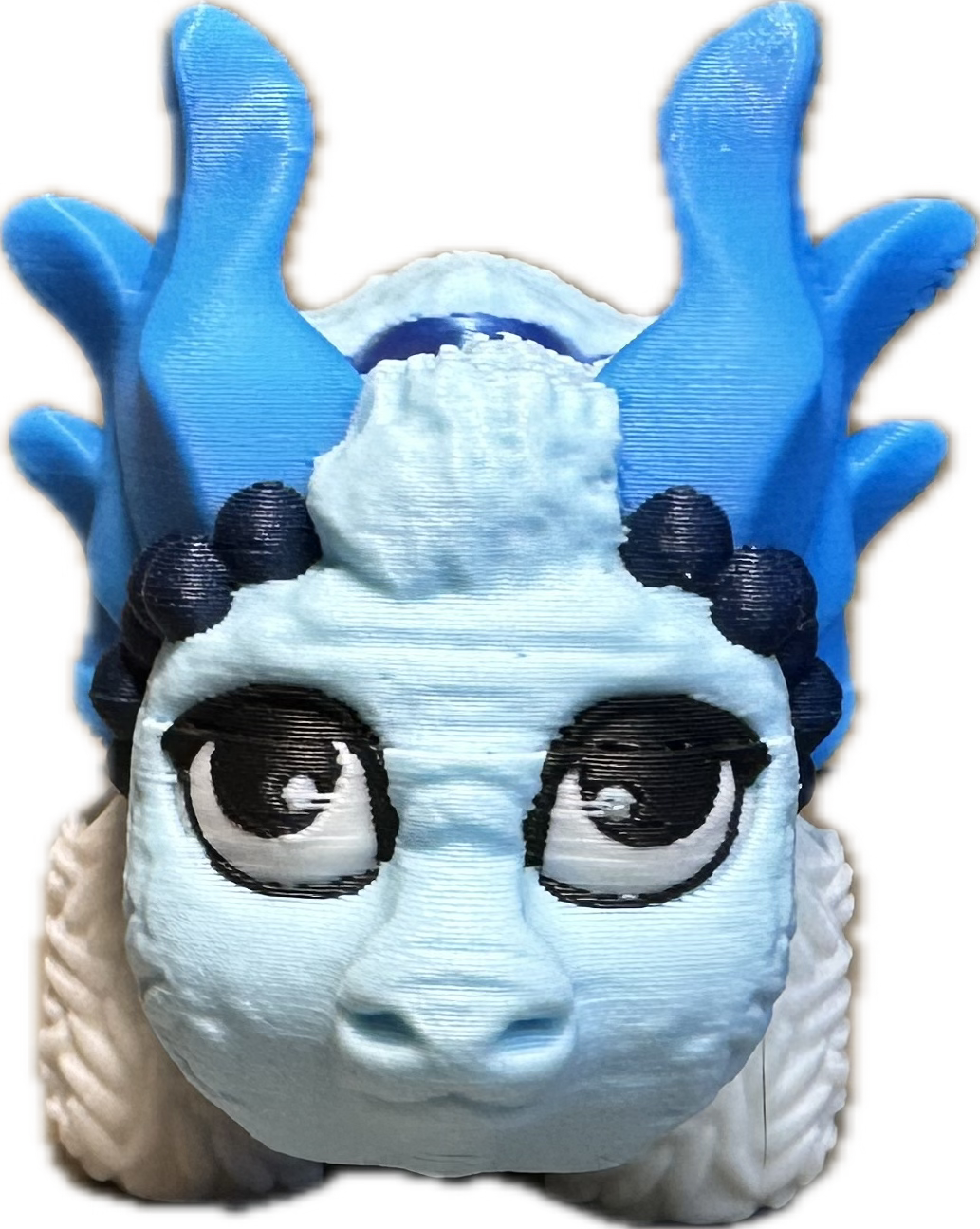 Bébé Dragon Flamboyant Huo 3D - Turquoise - IMP Créations Sortilege