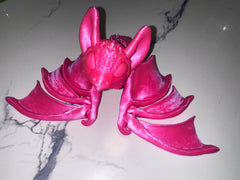 Chauve-Souris - Méga- Magenta Glitter - Ultra Luxe Créations Sortilege