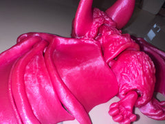 Chauve-Souris - Méga- Magenta Glitter - Ultra Luxe Créations Sortilege
