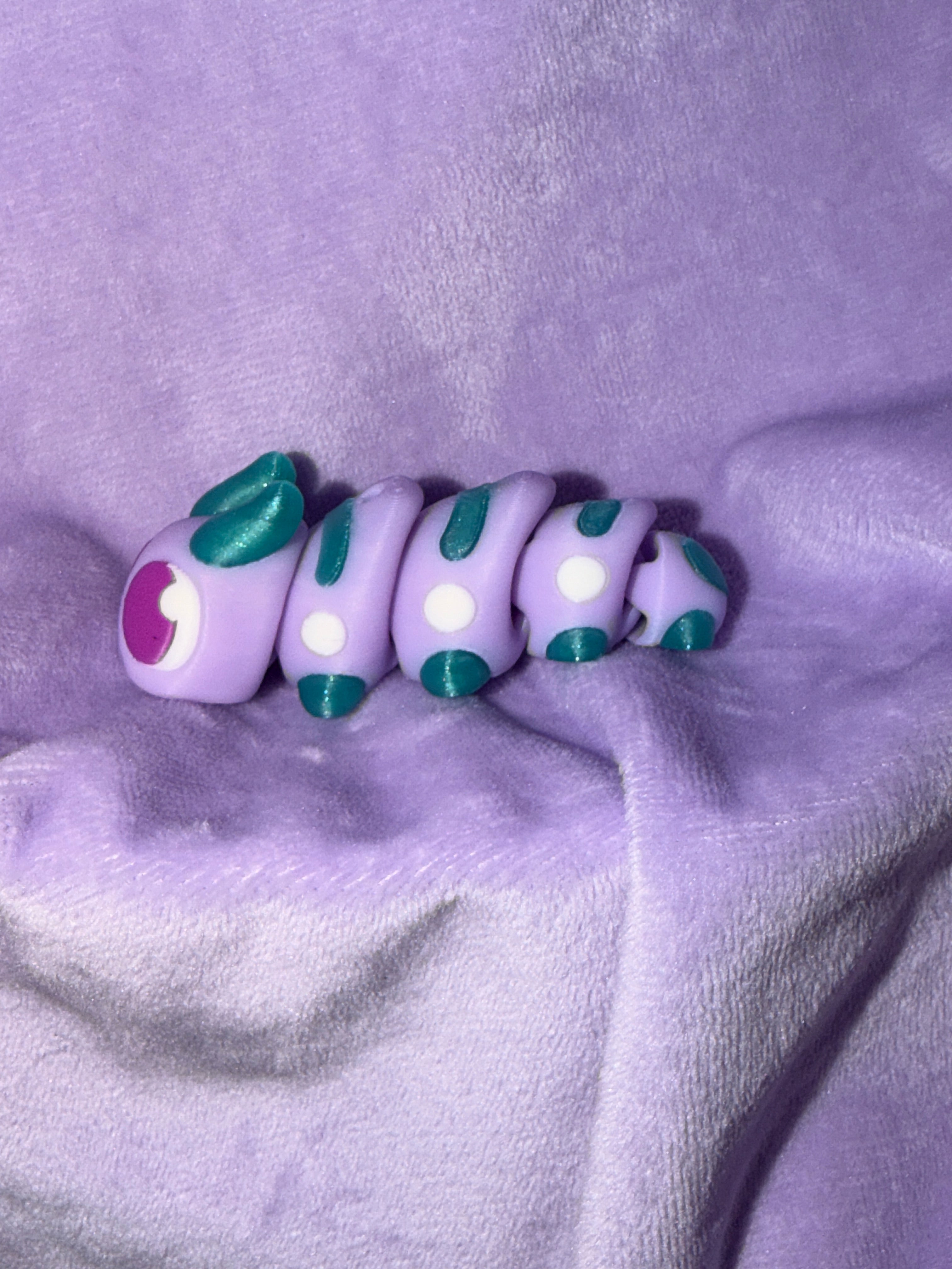 Chenille Heureuse - Petit - Lilas & Glitter Créations Sortilege