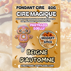 Cire Magique Étoile - Beigne D’automne - Précommande Créations Sortilege